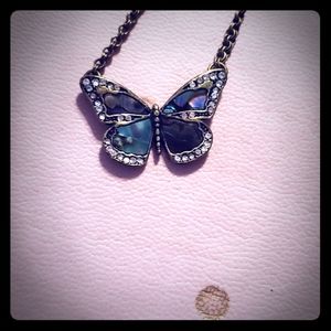 Fossil Brand Butterfly Necklace